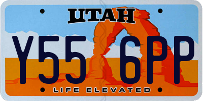 UT license plate Y556PP