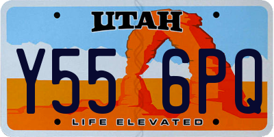 UT license plate Y556PQ