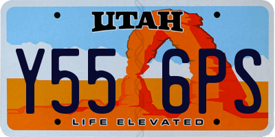 UT license plate Y556PS