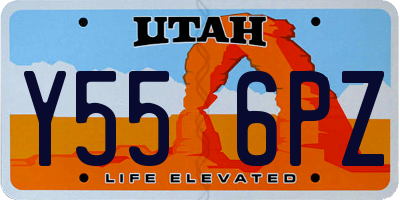 UT license plate Y556PZ
