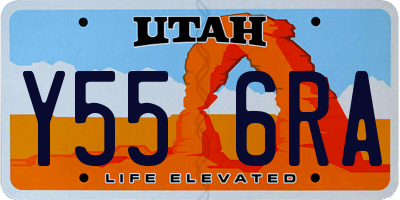 UT license plate Y556RA