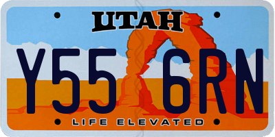 UT license plate Y556RN