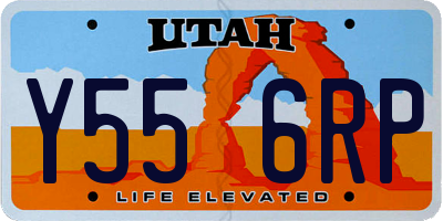 UT license plate Y556RP