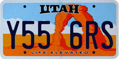 UT license plate Y556RS