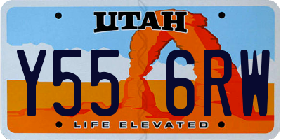 UT license plate Y556RW