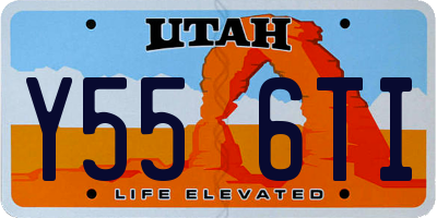 UT license plate Y556TI