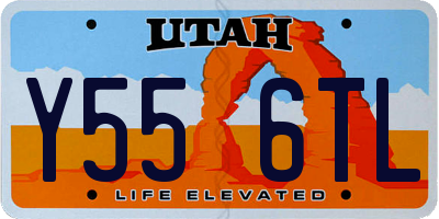 UT license plate Y556TL