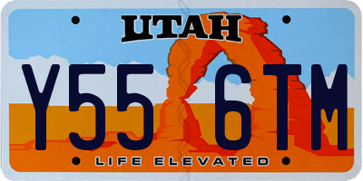 UT license plate Y556TM