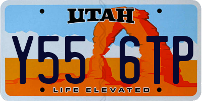UT license plate Y556TP
