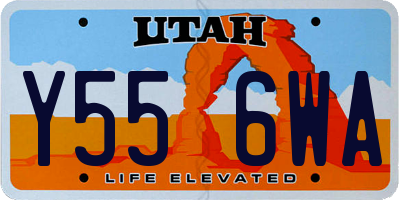 UT license plate Y556WA