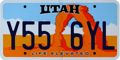 UT license plate Y556YL