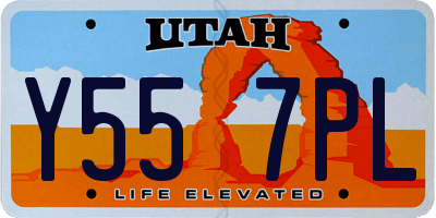 UT license plate Y557PL