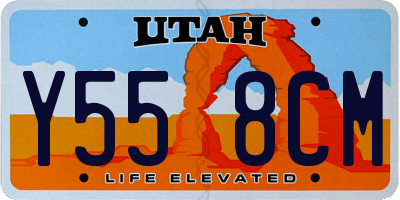 UT license plate Y558CM