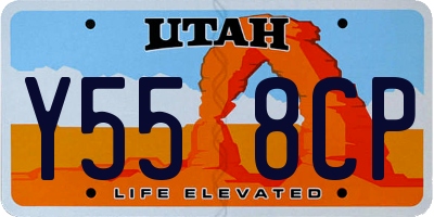 UT license plate Y558CP