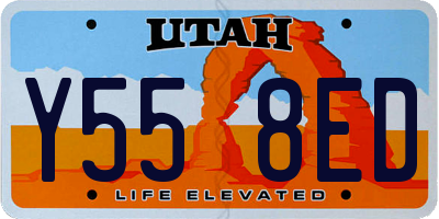 UT license plate Y558ED