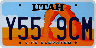 UT license plate Y559CM