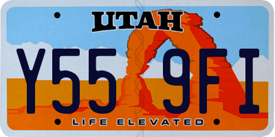 UT license plate Y559FI