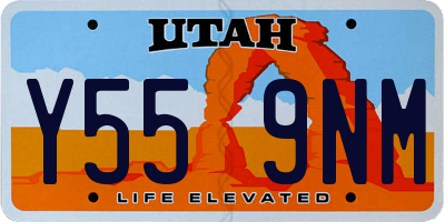 UT license plate Y559NM