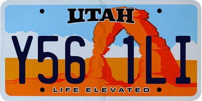 UT license plate Y561LI