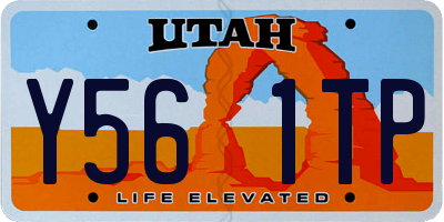 UT license plate Y561TP
