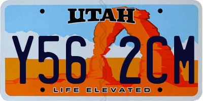 UT license plate Y562CM