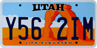 UT license plate Y562IM