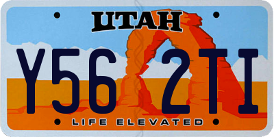 UT license plate Y562TI