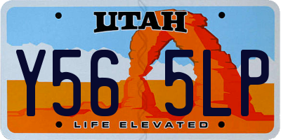 UT license plate Y565LP