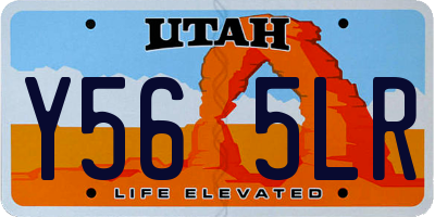 UT license plate Y565LR