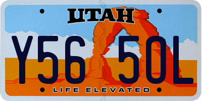 UT license plate Y565OL