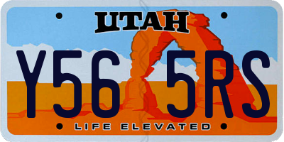 UT license plate Y565RS