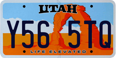 UT license plate Y565TQ