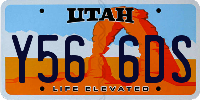 UT license plate Y566DS