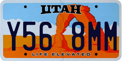 UT license plate Y568MM