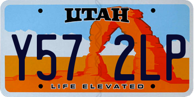 UT license plate Y572LP