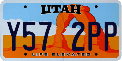 UT license plate Y572PP