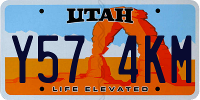 UT license plate Y574KM