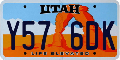 UT license plate Y576DK