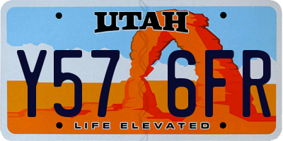 UT license plate Y576FR