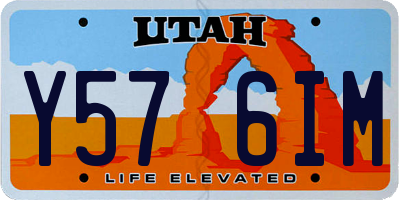 UT license plate Y576IM