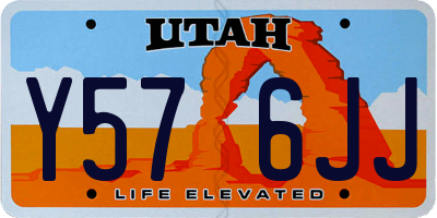 UT license plate Y576JJ