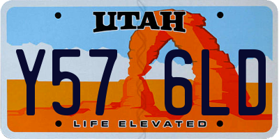 UT license plate Y576LD