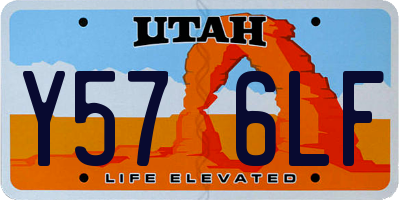 UT license plate Y576LF