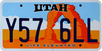 UT license plate Y576LL
