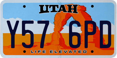 UT license plate Y576PD