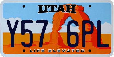 UT license plate Y576PL