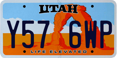 UT license plate Y576WP