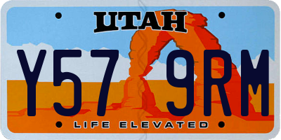 UT license plate Y579RM
