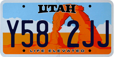 UT license plate Y582JJ