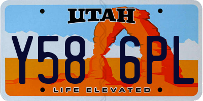 UT license plate Y586PL